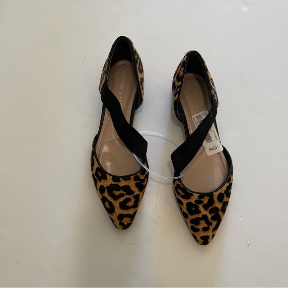 Preston & York Leopard Print Haircaff Asymmetrical Flats - Picture 4 of 8